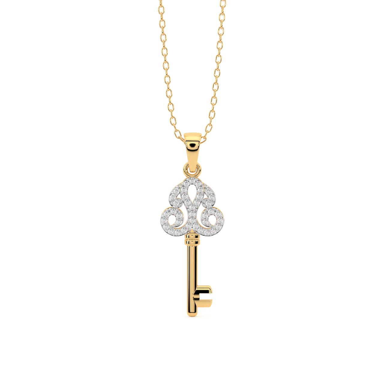 The Key Diamond Pendant